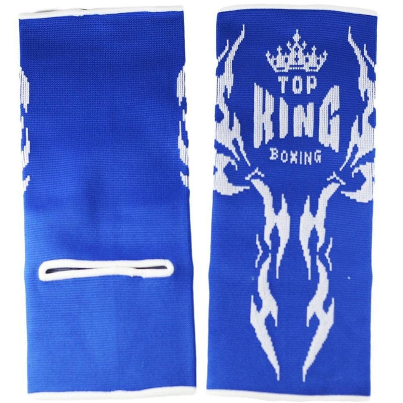 Top King Blue Tattoo Ankle Supports