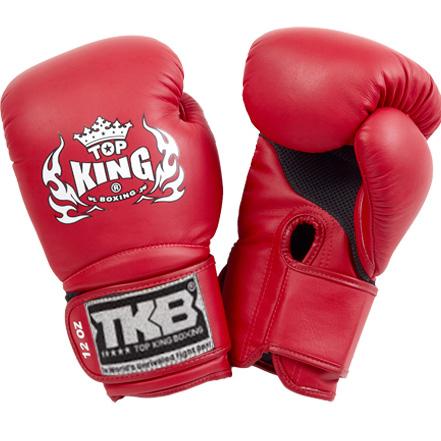 Top King Red "Super Air" Boxing Gloves