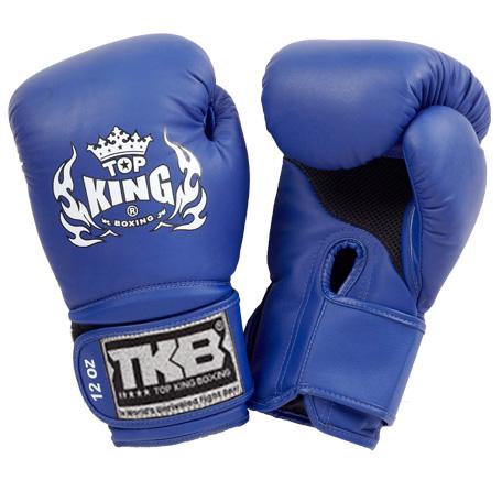 Top King Blue "Super Air" Boxing Gloves