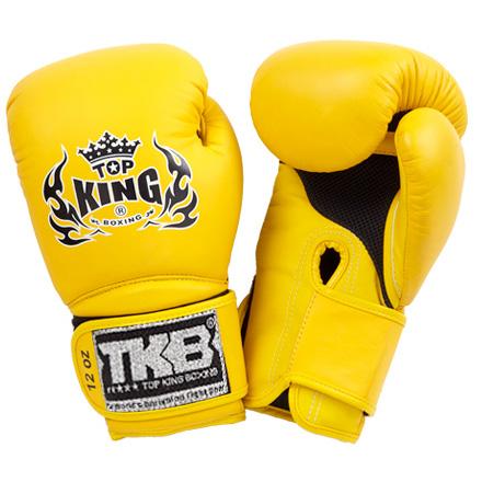 Top King Yellow "Super Air" Boxing Gloves
