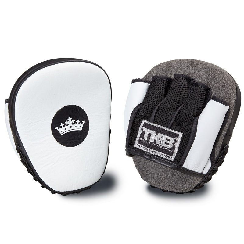 Top King White / Black "Light-Weight" Focus Mitts