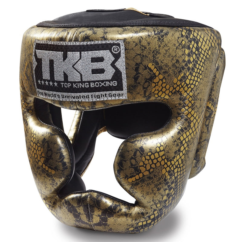 Top King Gold / Black "Snake Edition" Head Guard