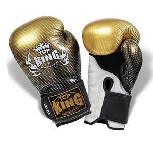 Top King Gold "Super Star" Boxing Gloves